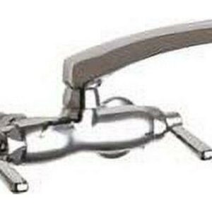 Chicago Wall Mount Faucet 2-Handle Lead Free Chrome