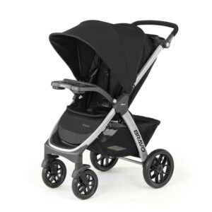 Chicco Bravo Quick-Fold Stroller - Black (Black), New