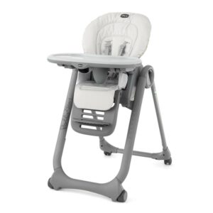Chicco Polly2Start High Chair - Pebble (Beige), New