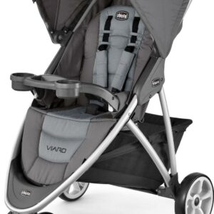 Chicco Viaro Quick-Fold Stroller - Graphite (Grey), New