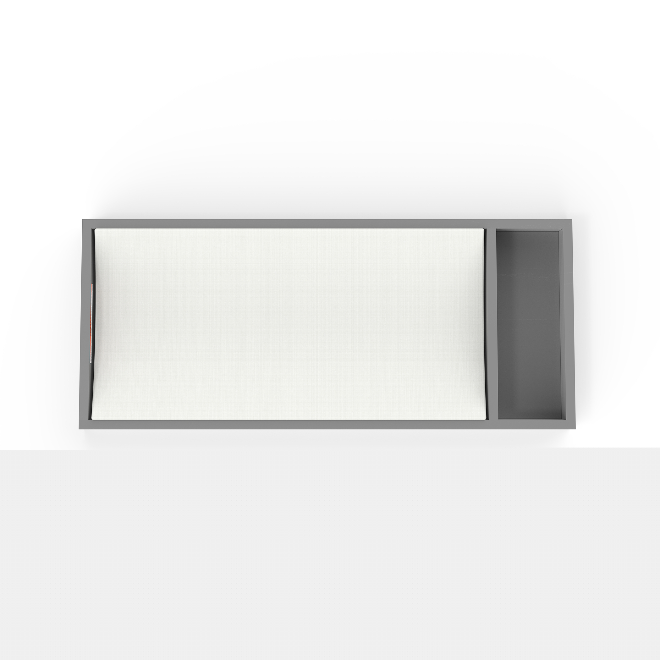 Child Craft Changing Table Topper - Cool Gray - Image 5