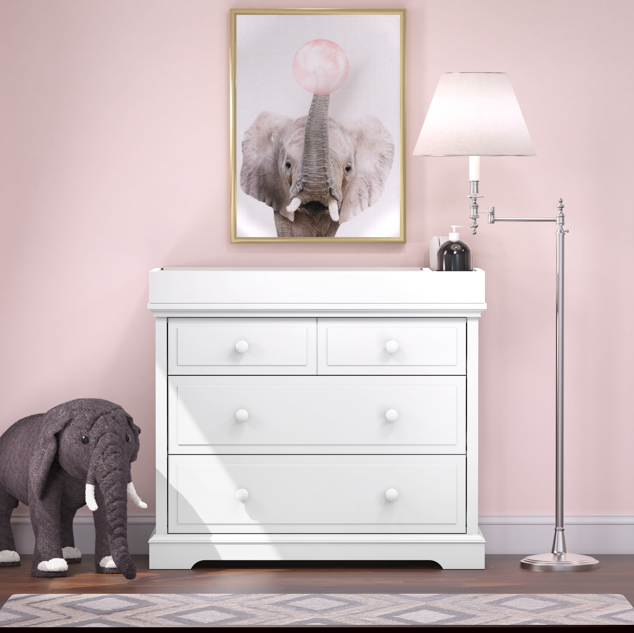 Child Craft Dressing Kit, Matte White - Image 2