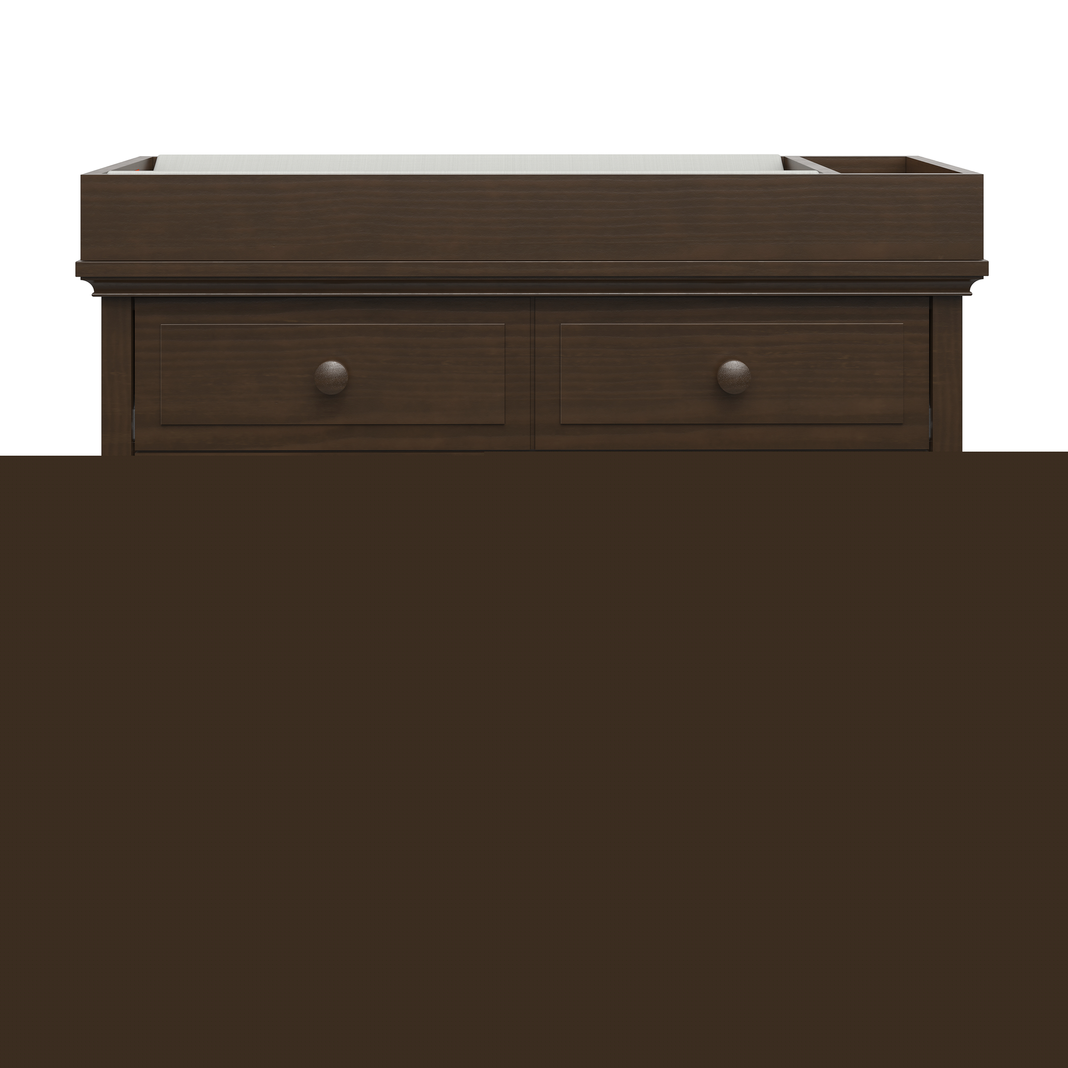 Child Craft Universal Changing Table Topper, Converts Dresser to Changing Surface, Secure Fit, Slate - Image 4