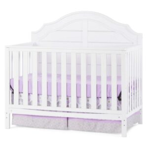 Child Craft Penelope 4-in-1 Convertible Baby Crib, Matte White