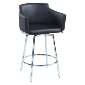 Chintaly Modern Club Counter Stool W/ Memory Swivel