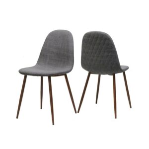 Christopher Knight Home Caden Mid-century Dining Chairs (Set of 2) by Grey Upholstered