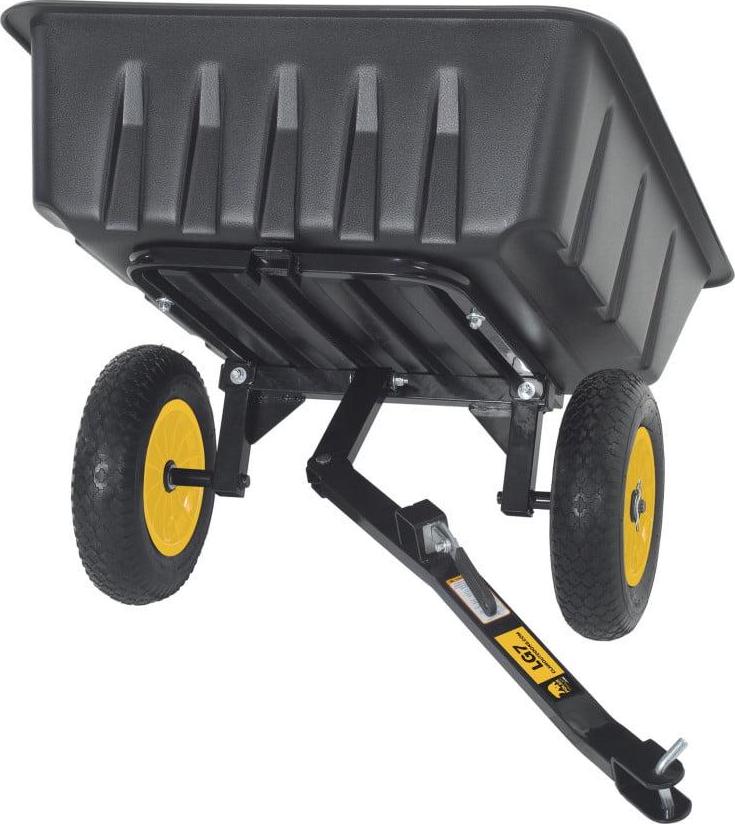 Polar Trailer 10 Cubic Foot Heavy Duty Utility Yard Garden Wheelbarrow Club Cart - Image 2
