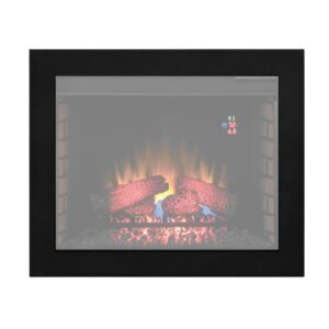 ClassicFlame 28" Flush-Mount Trim Kit for in-Wall Electric Fireplace Insert - Black, BBKIT-28, 10.41 lb