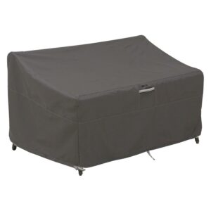 Classic Accessories Ravenna® Deep Seated Patio Loveseat Cover - Premium Outdoor Furniture Cover with Water Resistant Fabric, Large (55-424-045101-EC)