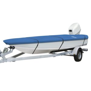 Classic Accessories Stellex™ All Seasons Boat Cover, Fits Boats 14' - 16' L x 75" W, Trailerable Boat Cover with Polyester Fade-Resistant Fabric, Model A