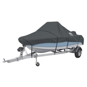 Classic Accessories StormPro™ Center Console Boat Cover, Fits Boats 20' - 22' L x 106" W - Trailerable Boat Cover, Model E, Charcoal