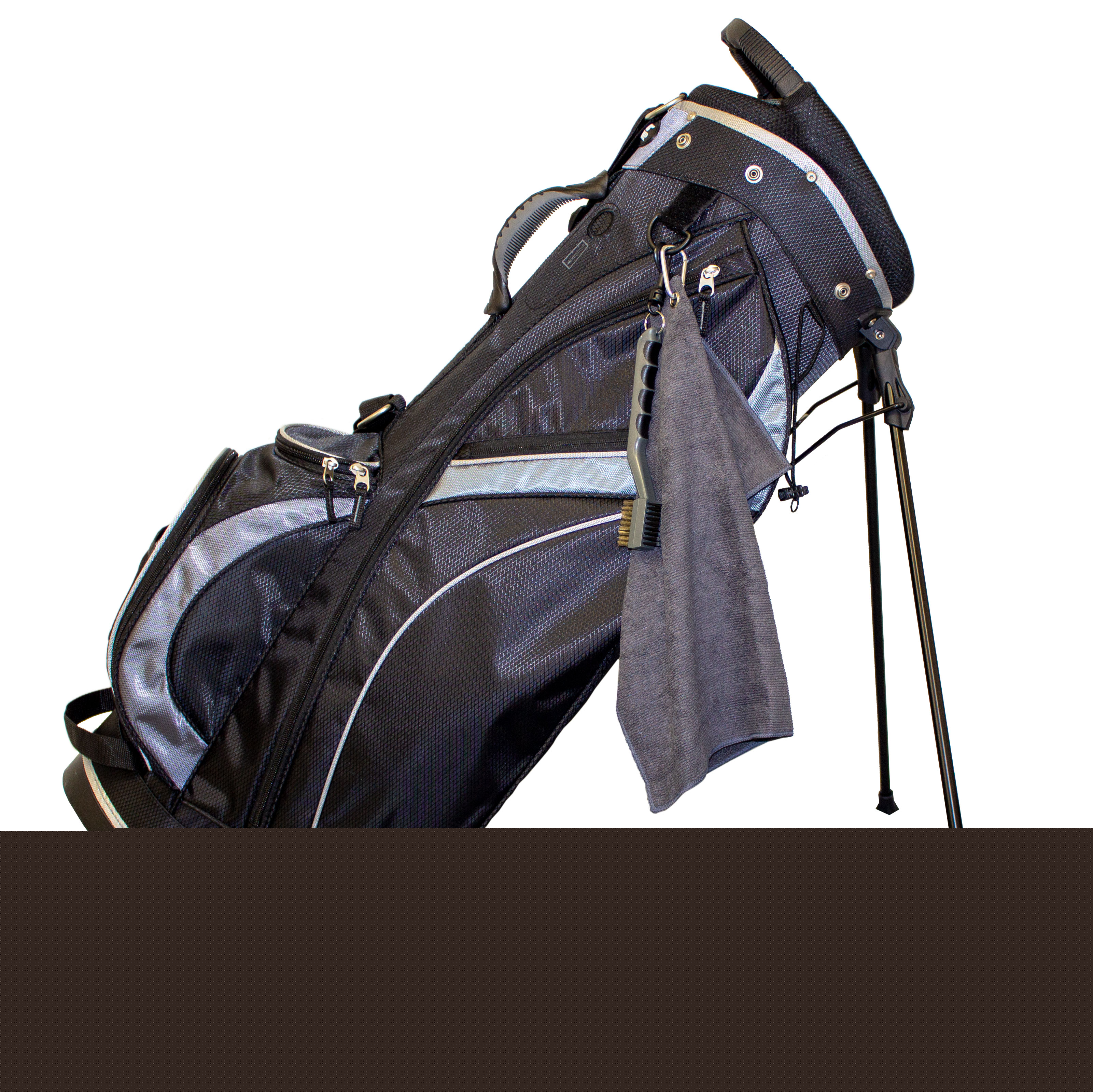 Club Champ Golf Stand Bag, 7 Way, Black - Image 8