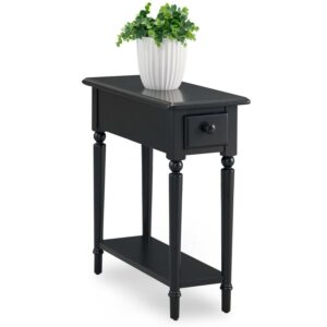 Coastal Side Table in Swan Black