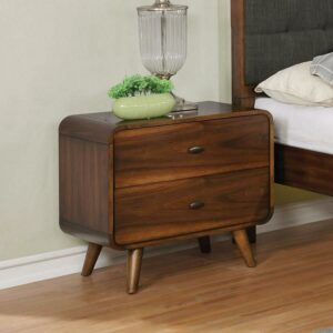 Coaster 205132-CO Nightstand, Dark Walnut