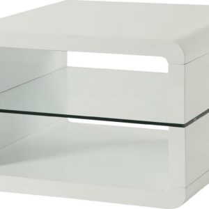 Coaster Home Furnishings 2-Shelf End Table Glossy White