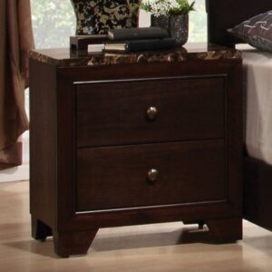 Coaster Home Furnishings 200422 Casual Contemporary Nightstand, Walnut