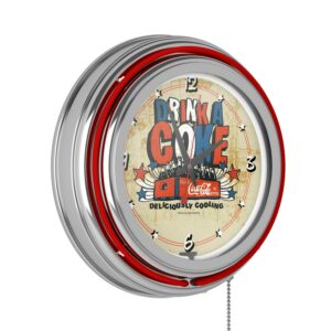 Coca Cola Brazil Drink a Coke Neon Clock