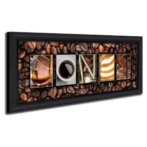 Coffee Name Art - Personalized