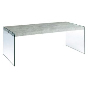 Monarch Specialties Coffee Table, Accent, Cocktail, Rectangular, Living Room, 44"L, Grey Laminate