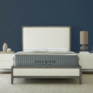 Cole & Rye ArticSky 12" Premium Hyper Cooling Gel Memory Foam Hybrid Mattress with Bonus Pillows, Queen