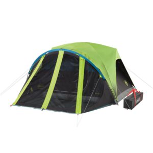 Coleman 4-Person Carlsbad Dark Room Dome Camping Tent with Screen Room