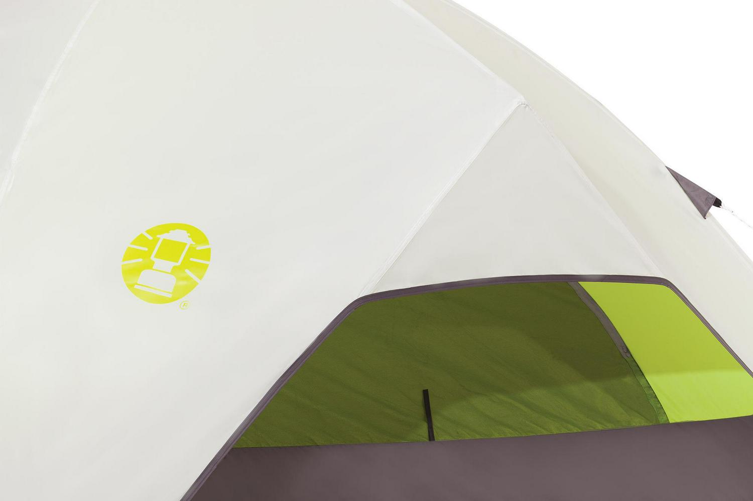 Coleman® 6-Person Steel Creek™ Fast Pitch™ Dome Camping Tent with Screen Room, Green - Image 3