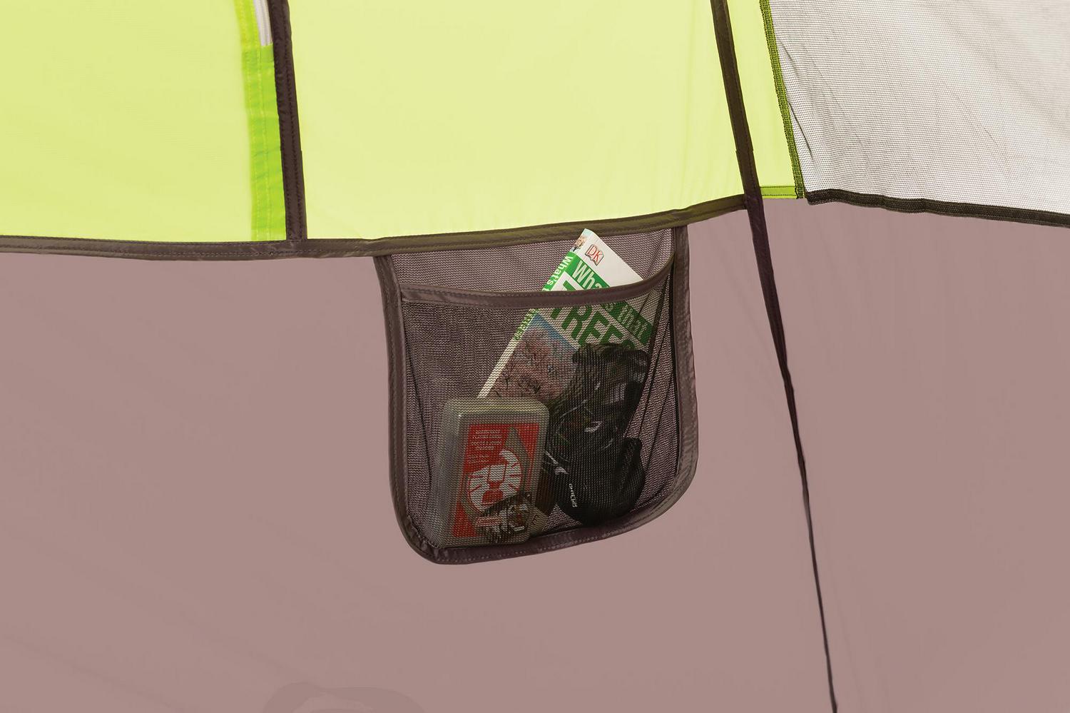 Coleman® 6-Person Steel Creek™ Fast Pitch™ Dome Camping Tent with Screen Room, Green - Image 12