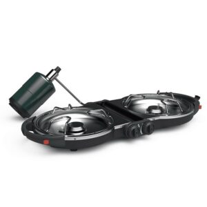 Coleman Fold N Go Propane Portable Camping 2 Burner Stove, Black