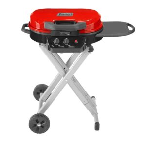 Coleman RoadTrip 225 Standup Propane Gas Grill, Red