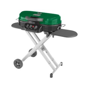 Coleman RoadTrip 285 Standup Propane Gas Grill, Green