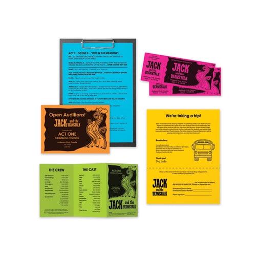 "Color Cardstock, 65 Lb, 8.5 X 11, Assorted Colors, 100/pack | Bundle of 5 Packs" - Image 6