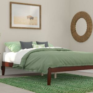 Colorado Queen Bed in Walnut with USB Turbo Charger