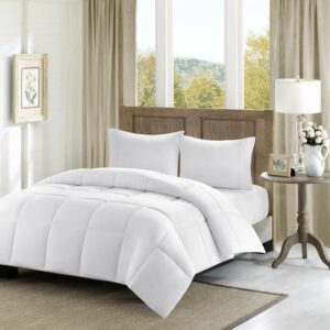 Comfort Classics Westport 300 Thread Count Cotton Percale Luxury Down Alternative Comforter, Full/Queen