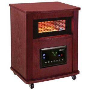Comfort Zone CZ2032C Quartz Infrared Cabinet Heater, Cherry 750/1500 Watts Volts