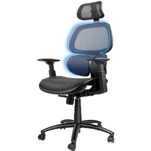 Comhoma Erogonomic High Back Mesh Office Computer Chair, Black