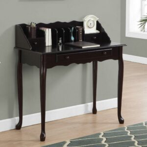 Monarch Specialties Computer Desk, Home Office, Laptop, Storage Drawers, 36"L, Work, Brown Wood