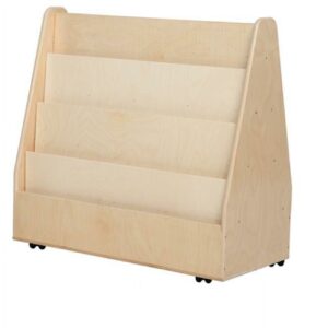 Contender Mobile Double Sided Book Display - Assembled with Casters