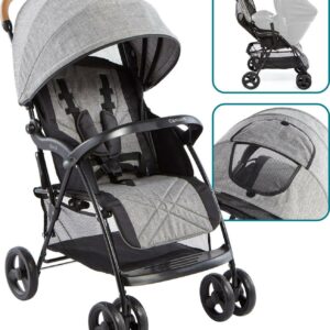 Contours Quick® Lightweight Travel Stroller, Compact Newborn Stroller, Gray