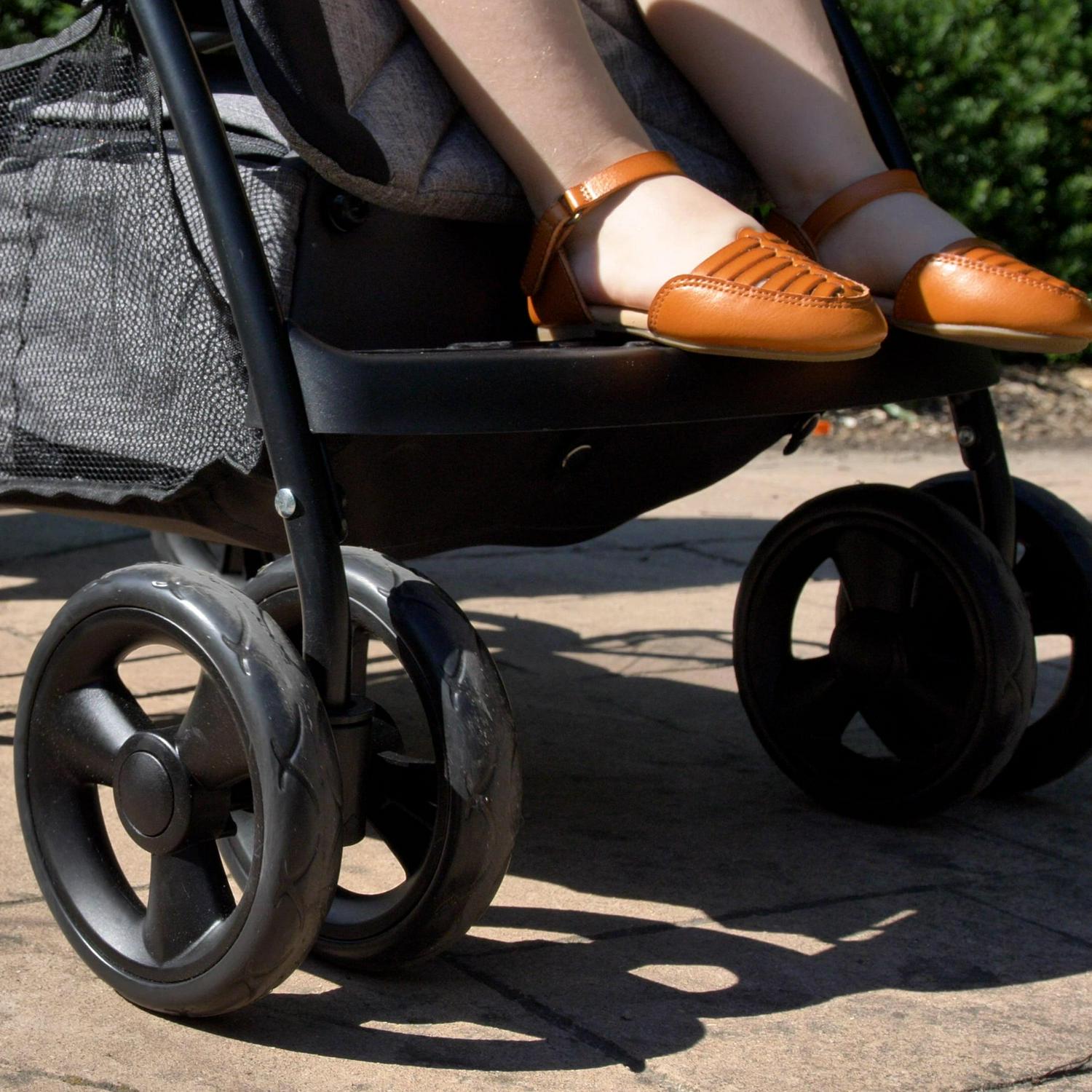 Contours Quick® Lightweight Travel Stroller, Compact Newborn Stroller, Gray - Image 13