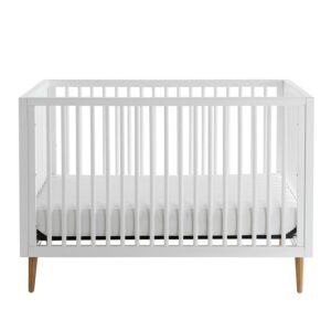 Contours Roscoe 3-in-1 Baby Crib, Toddler, Daybed, White, Unisex