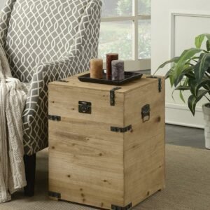 Convenience Concepts Laredo Trunk End Table, Multiple Finishes