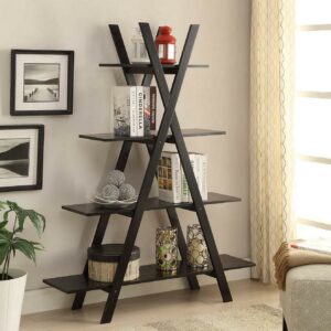 Convenience Concepts Oxford "A" Frame Bookshelf, Multiple Finishes