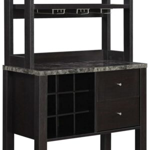 Convenience Concepts Newport Serving Bar, Multiple Finishes