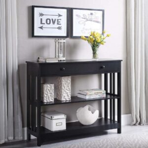 Convenience Concepts Mission 1 Drawer Console Table, Multiple Colors