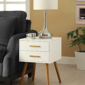 Convenience Concepts Oslo 2-Drawer End Table, Multiple Colors