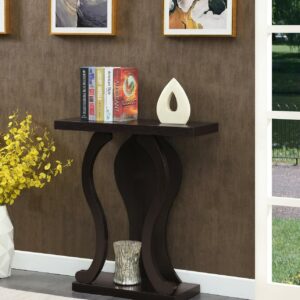 Convenience Concepts Newport Terry B Console Table, Espresso