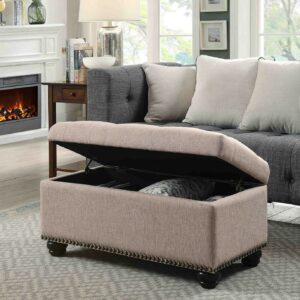 Convenience Concepts Designs4Comfort 7th Avenue Storage Ottoman Bench