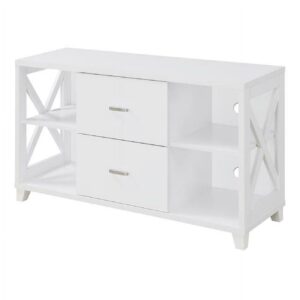 Convenience Concepts Oxford Deluxe TV Stand with 2 Drawers