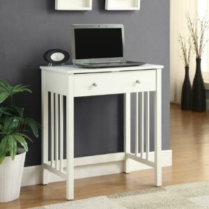 Convenience Concepts Designs2Go 30 inches Tall Mission Desk with Keyboard Drawer, White, All Ages
