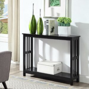Convenience Concepts Mission Console Table, Black